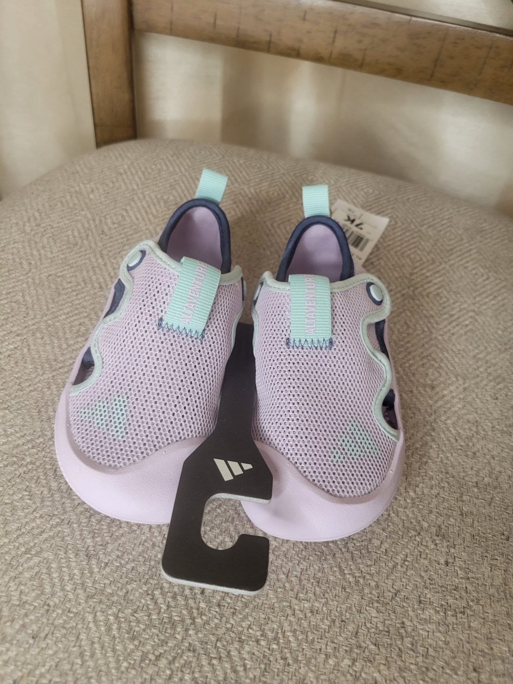 ADIDAS Mesh Slip-On Toddler Water Shoes - Light Purple - Picture 7 of 8